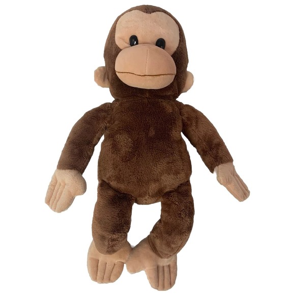 Curious George Plush  Monkey Kohls Cares Plush 16"  Stuffed Animal Brown - Picture 3 of 4